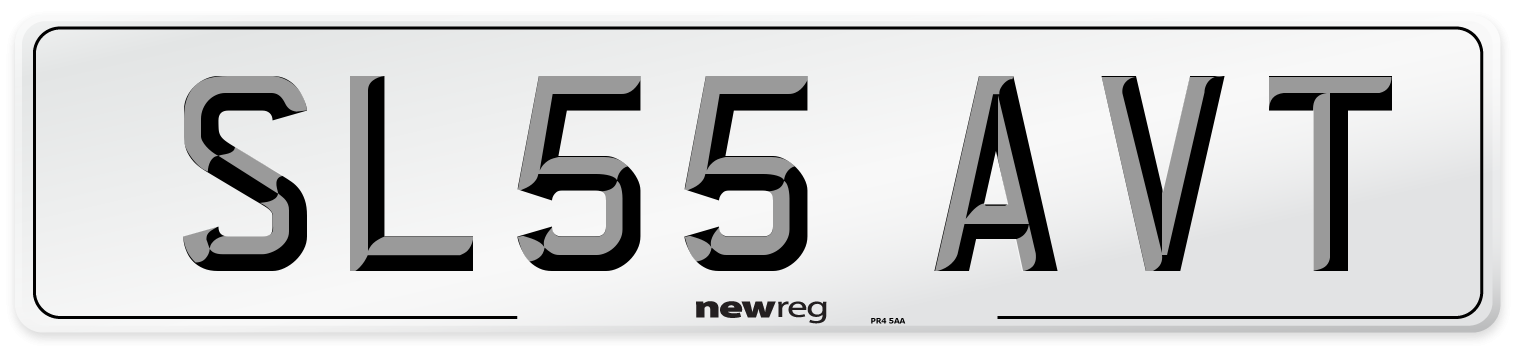 SL55 AVT Number Plate from New Reg